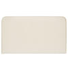 KOPFTEIL CELIA 120X190 CM - Creme, Textil (120/68/6cm) - IDIMEX
