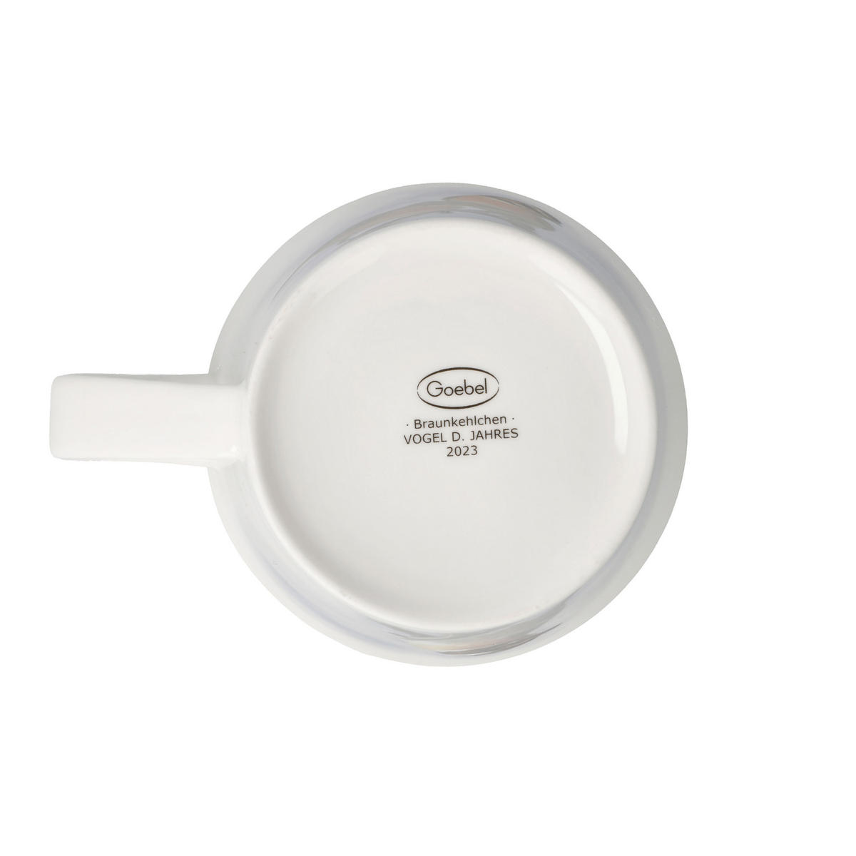 TEETASSE Vogel des Jahres 2023 Braunkehlchen, Fine Bone China, Bunt, 350 ml - Multicolor, Keramik (0.35L) - Goebel