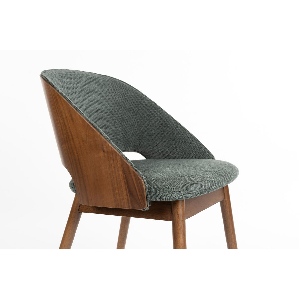 ESSZIMMERSTUHL Velore Grün - Grün, Kunststoff (49/78/58cm) - Dutchbone
