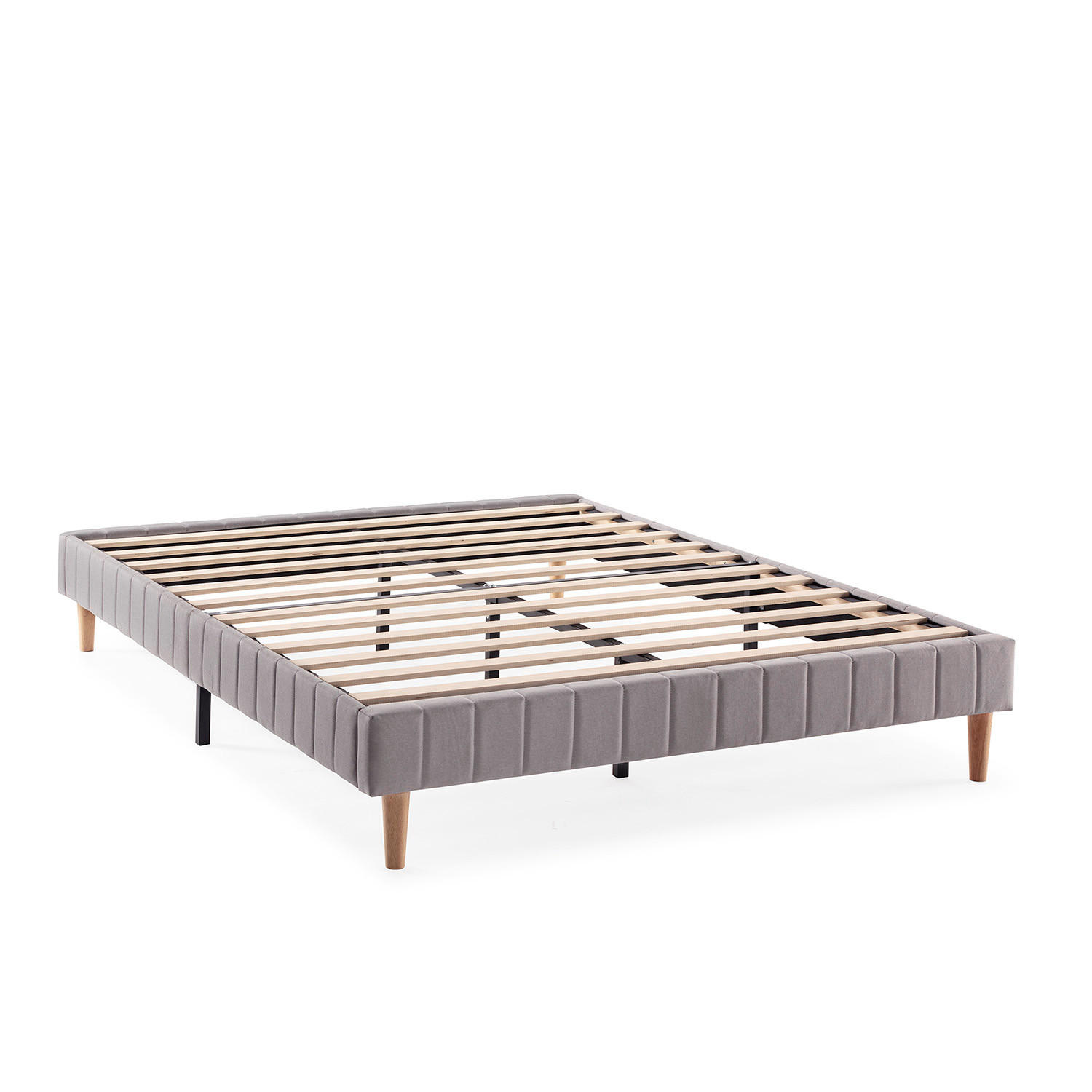 POLSTERBETT 160x200 cm Eris, Hellgrau - Hellgrau, Textil (202/162/30cm) - VS Venta-stock