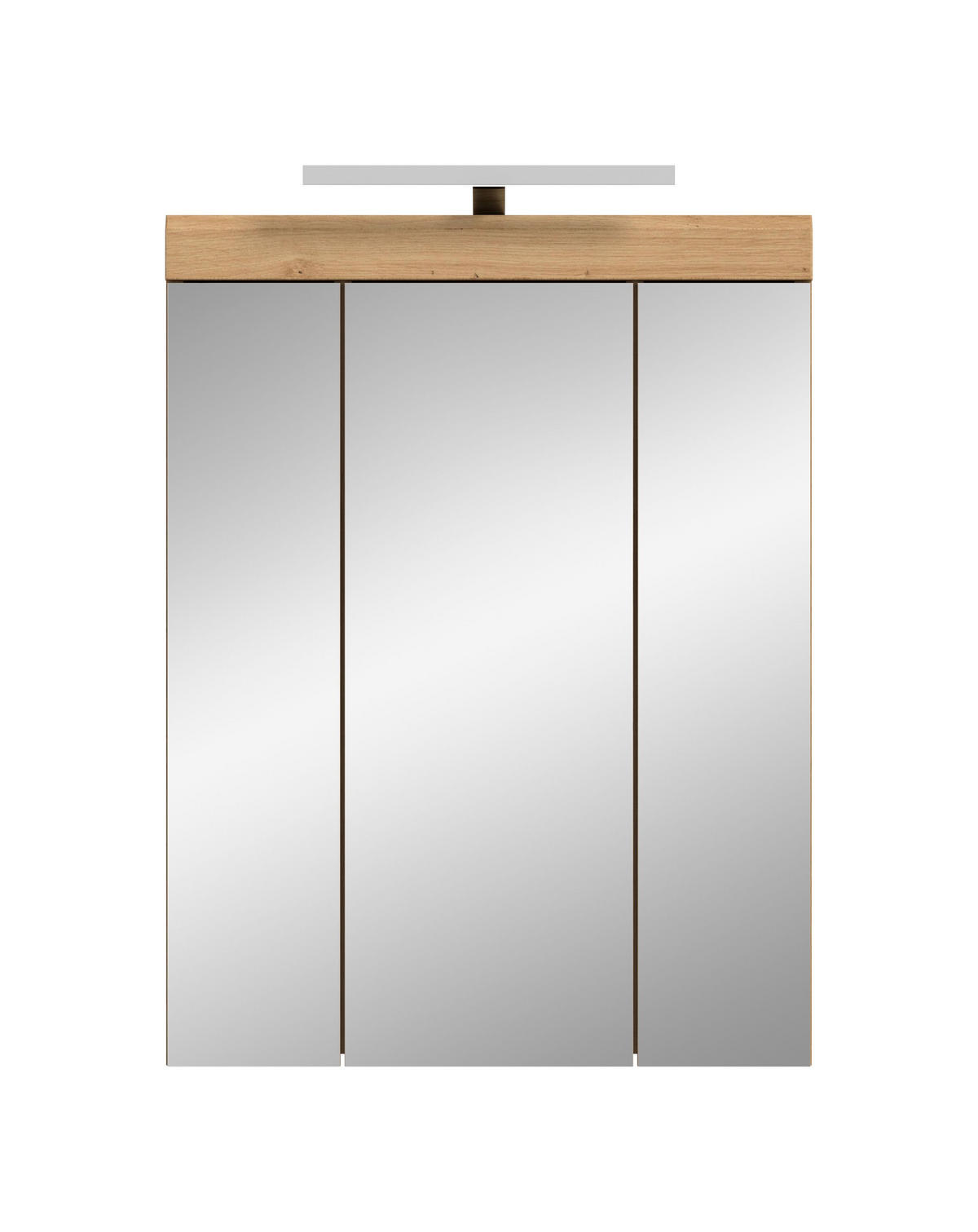 SPIEGELSCHRANK inkl. Bel. SCOUT (B/H/T: ca. 60/79/18 cm) in Artisan Eiche Nachbildung/Salbei - Eiche Artisan, Holzwerkstoff (60/79/18cm)