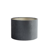 LAMPENSCHIRM Lubis Grau Ø20/15 cm - Grau, Textil (20/20/15cm) - Light & Living