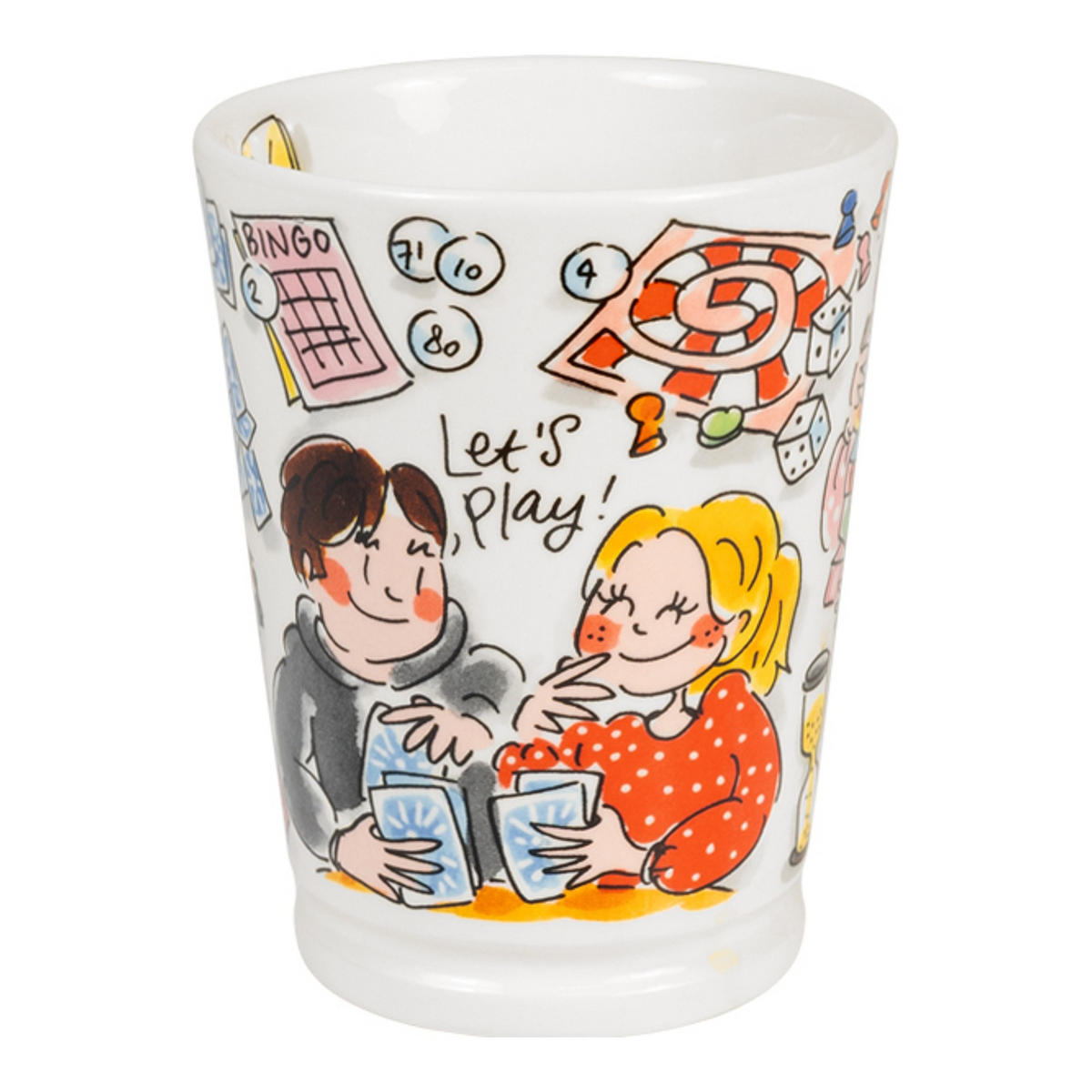 MAZAGRAN-BECHER Spielbeginn in Bunt - 500 ml - Multicolor, Keramik (0.5L) - Blond Amsterdam