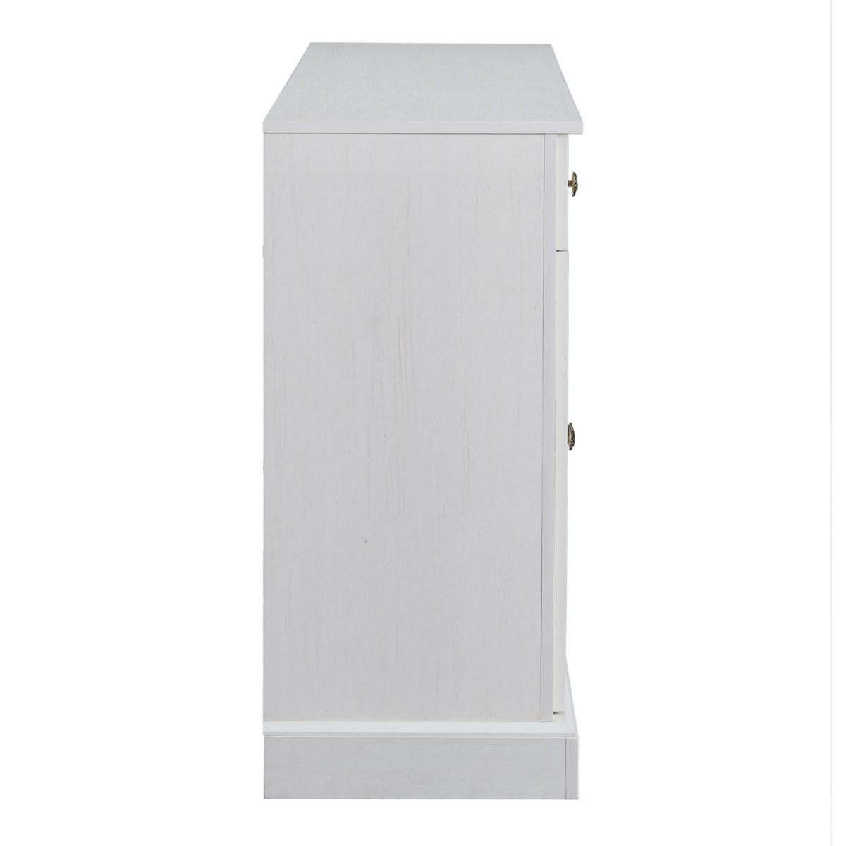 KUCHYŇSKÁ SKŘÍŇ starobílá, 4 dvířka, 2 zásuvky, do jídelny a obývacího pokoje, 150×40×86 cm - bílá, kompozitní dřevo (148/86/40cm) - STILVORA
