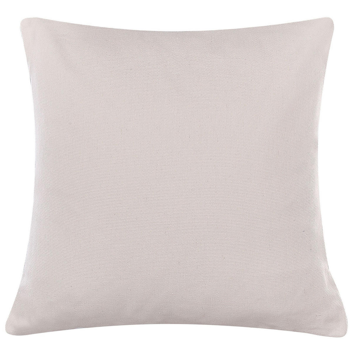 DEKOKISSEN 2er-Set Taupe 45/45 cm Tulipa - Graubraun, Naturmaterialien/Textil (45/45cm) - Beliani
