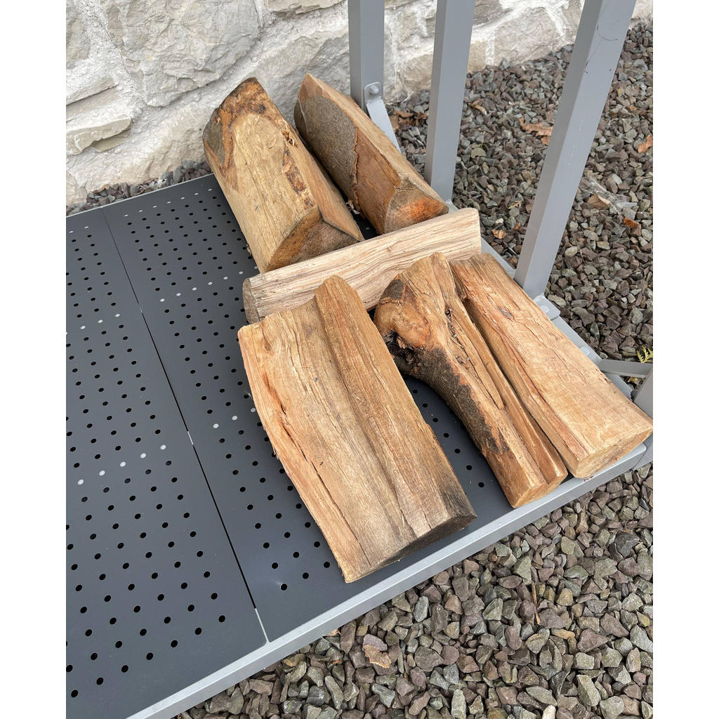 Thumbnail - Quick Star Einlegeböden, Anthrazit, Metall, 43x0.5x69 cm, Kleinmöbel, Kamine & Zubehör, Kaminholzregale