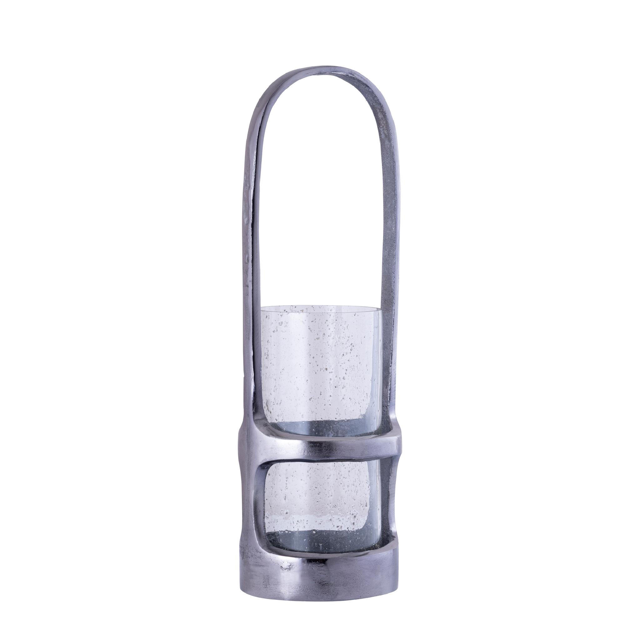 LATERNE Rahana Schwarz 15/15/49cm - Schwarz, Glas (15/49/15cm) - PTMD Collection