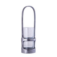 LATERNE Rahana Schwarz 15/15/49cm - Schwarz, Glas (15/49/15cm) - PTMD Collection