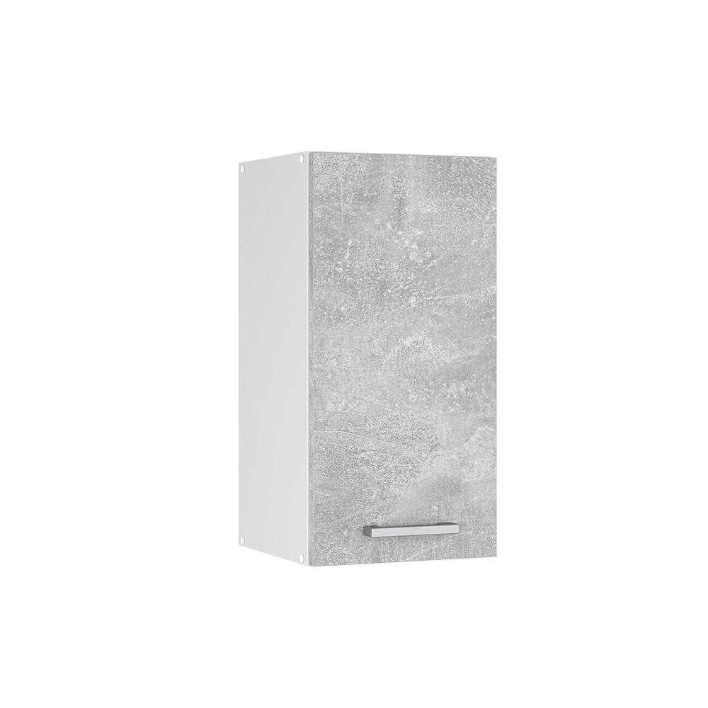 HÄNGESCHRANK R-Line Beton 40 cm - Schieferfarben/Hellgrau, Holzwerkstoff (40/60/31cm) - Vicco