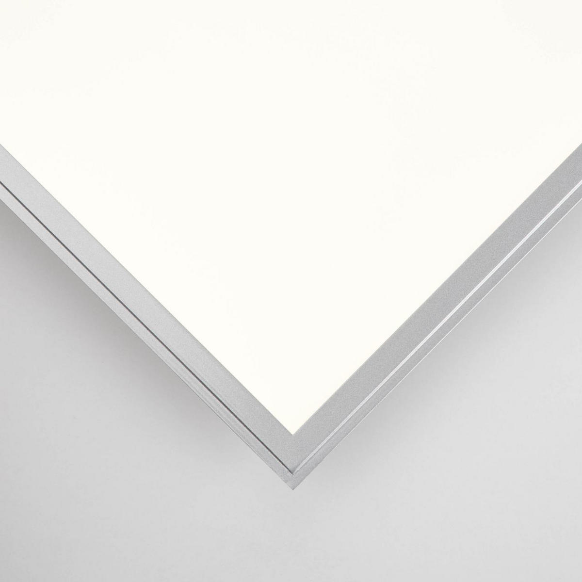 DECKENAUFBAU-PANEEL Alissa G97021/58 - Silberfarben, Metall (39.5/39.5/5.3cm) - Brilliant