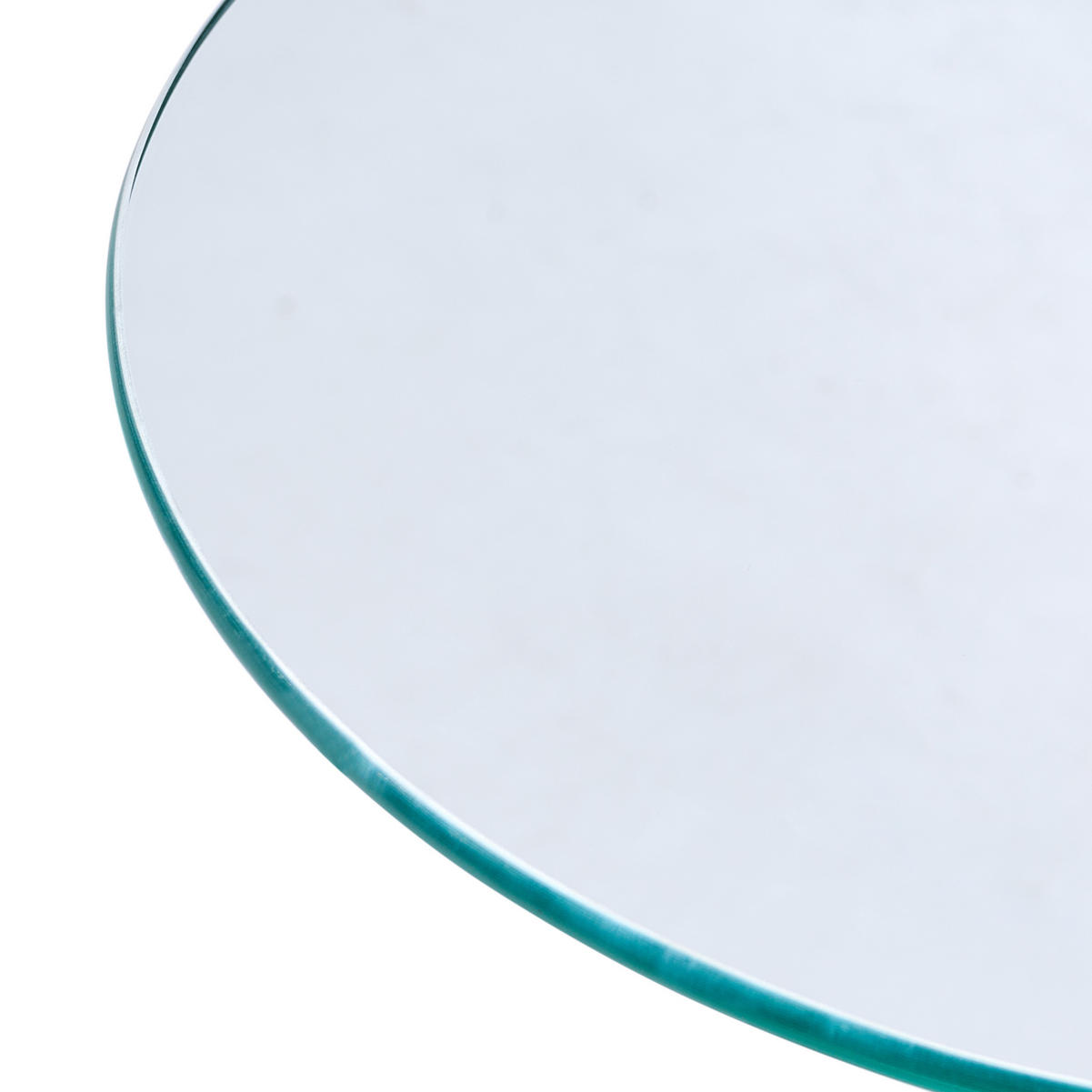 BEISTELLTISCH Transparent Minto - Transparent, Glas (35/45/56cm) - Beliani