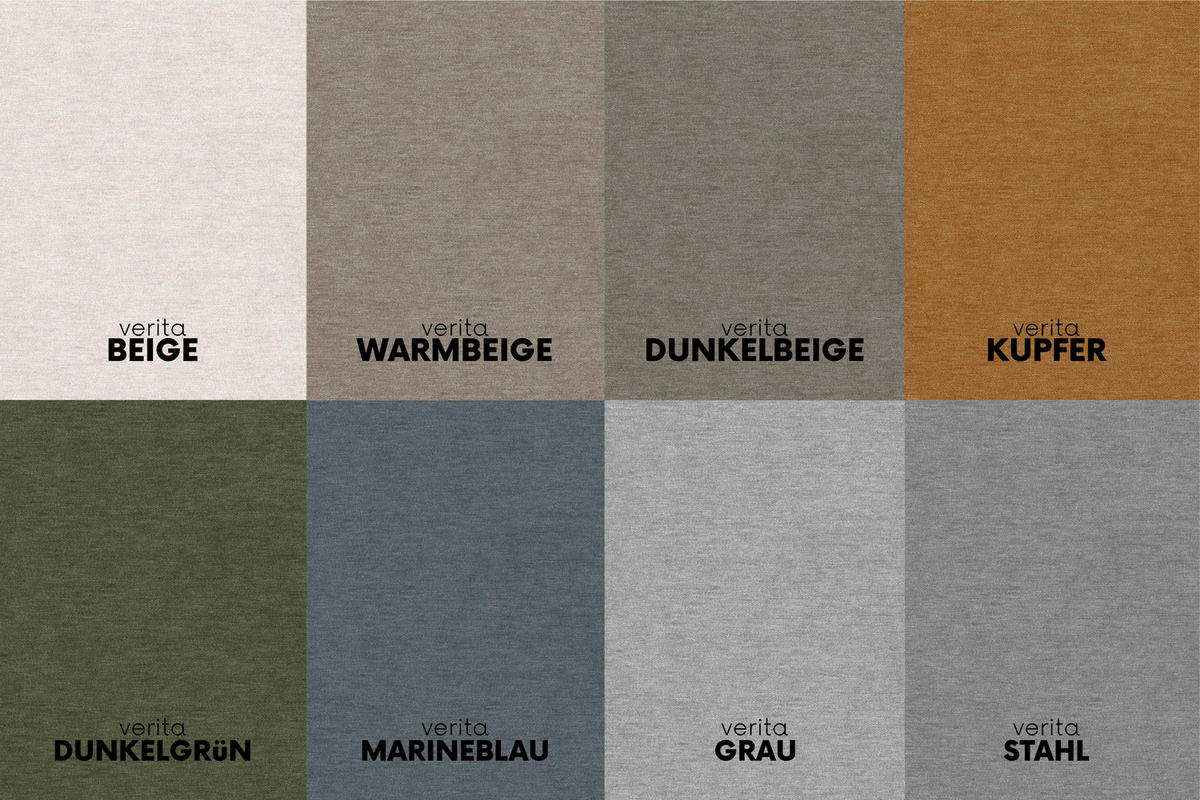 ECKSOFA Mit Schlaffunktion Und Bettkasten L-förmiges Sofa Capri Stoff Verita Links Dunkelbeige - Braun, Holz/Textil (145/272cm) - Kaiser Möbel