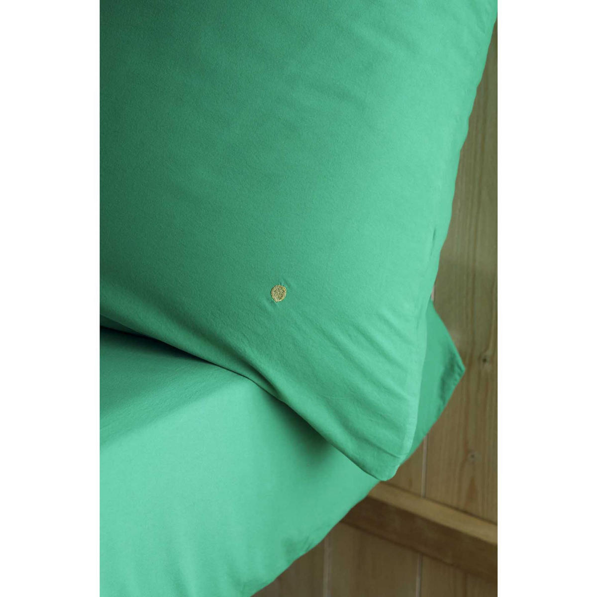 KISSENBEZUG Céleste detox 50 x 70 cm - Grün, Textil (50/70cm)