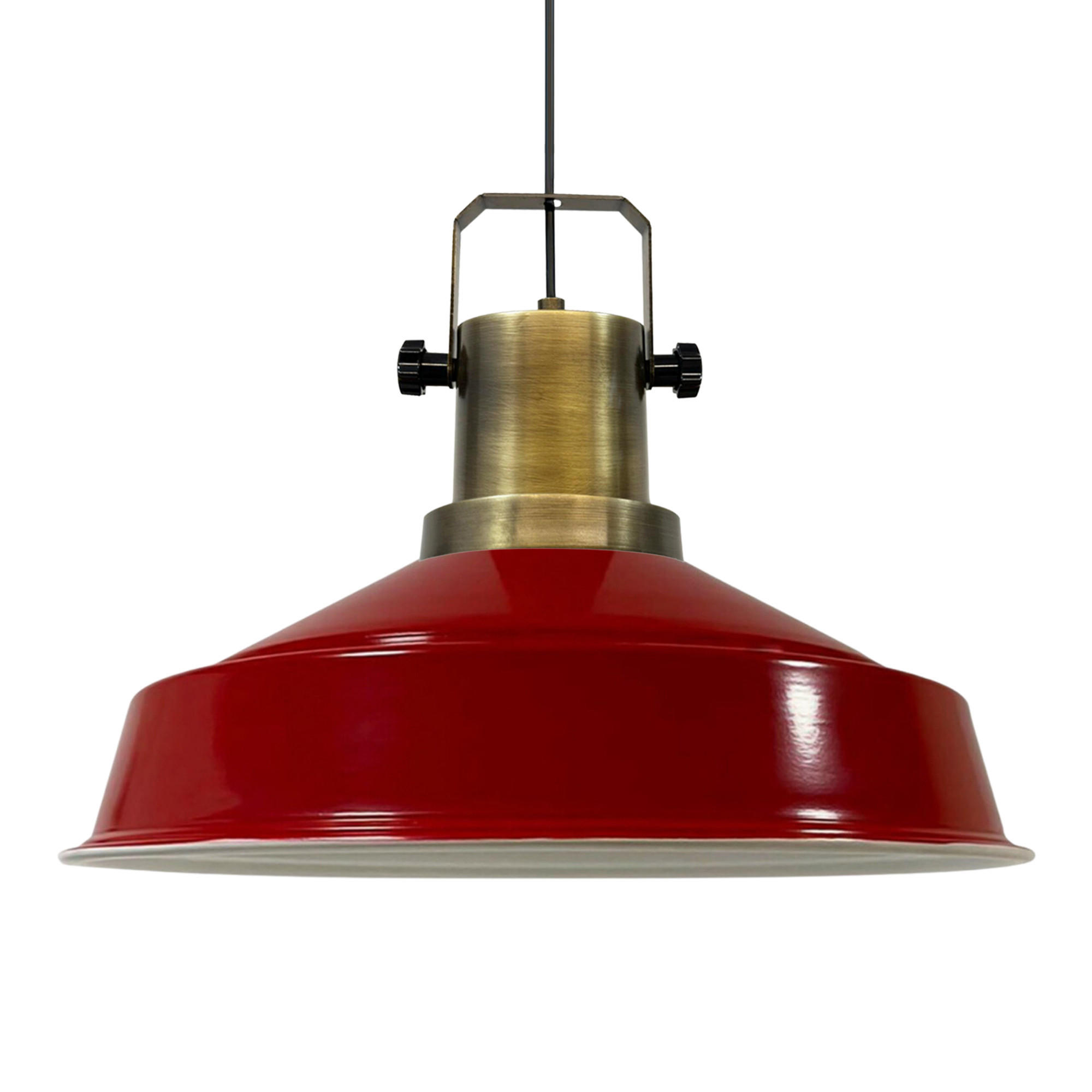 PENDELLEUCHTE Asletl Metall 41/28 cm - Rot, Metall (41/28cm) - Bamyum