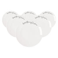 FRÜHSTÜCKSTELLER SUNSHINE Statement weiß ø 21,2 cm 6er Set - Weiß, Keramik (21.2cm) - Villeroy & Boch