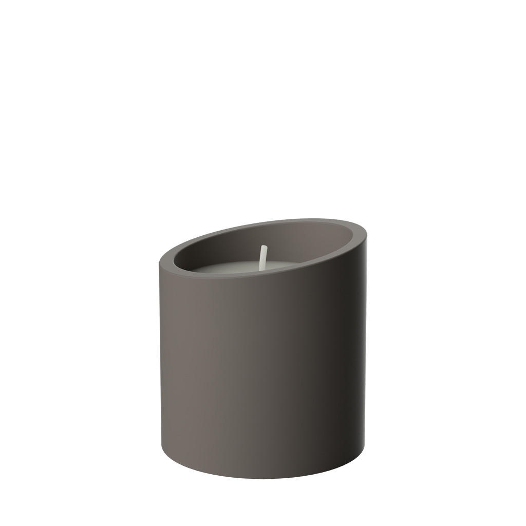 DUFTKERZE FANTASY New Moon Home taupe ø 8,6 x 9,1 cm - Taupe, Stein (9.1cm) - Villeroy & Boch