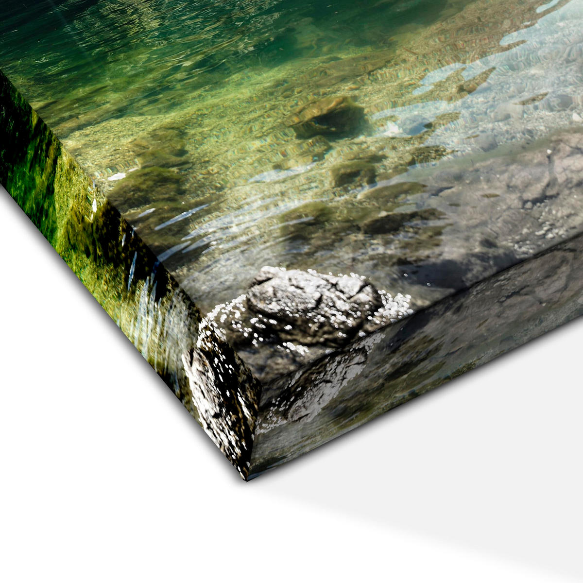 LEINWANDBILD See 5-tlg. 150x75 cm - Multicolor, Holz (150/75cm) - LUMASOUL