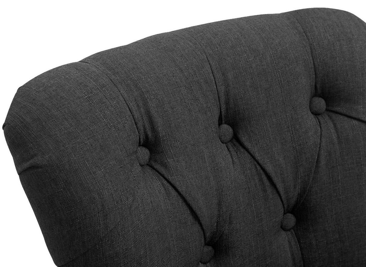BARHOCKER Lakewood 109x55x57 cm dunkelgrau - Dunkelgrau, Textil (55/109/57cm) - furnicato