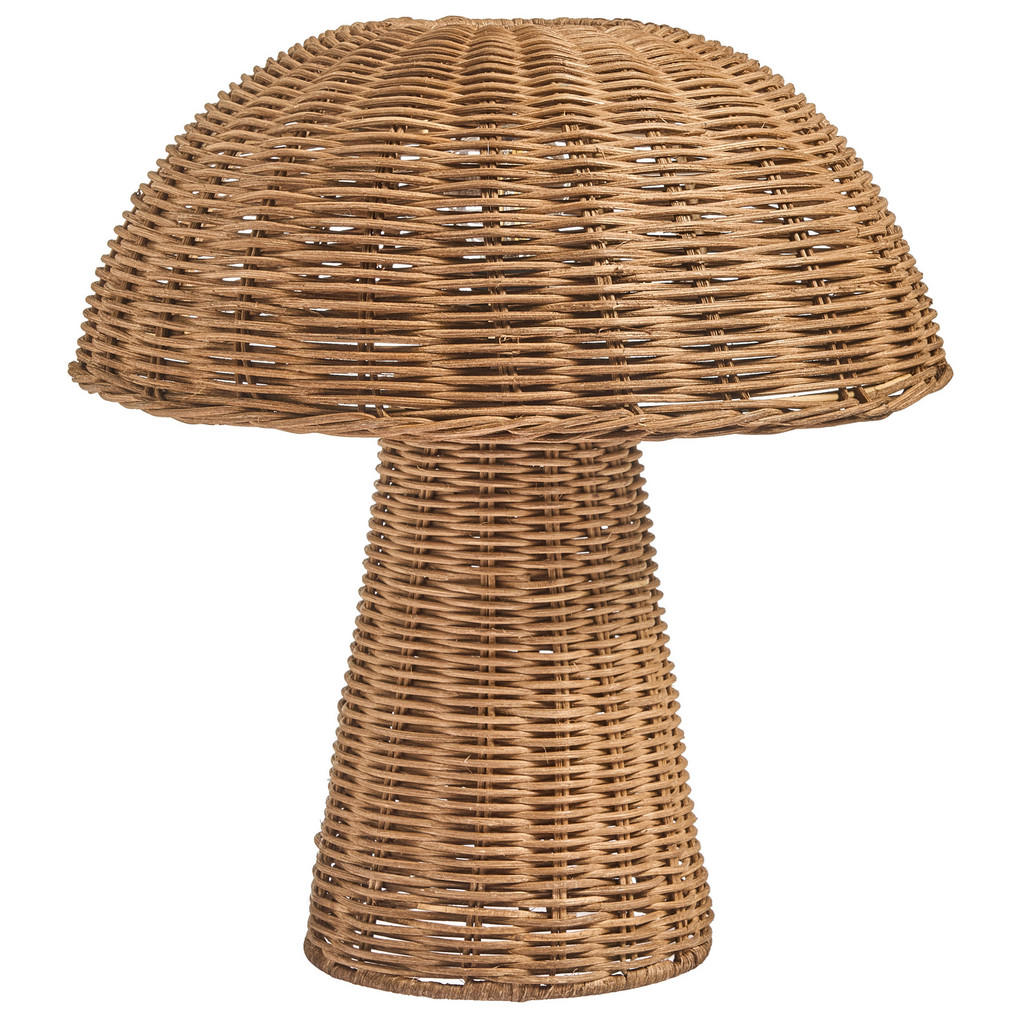 Beliani STOLNÍ LAMPA Přírodní Alero