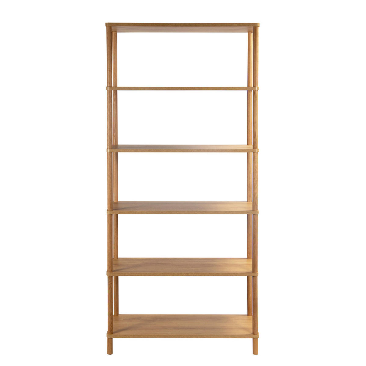 REGAL - Eiche Dekor / Eiche - Braun, Eichenholz/Holz (80/180/35cm) - home24