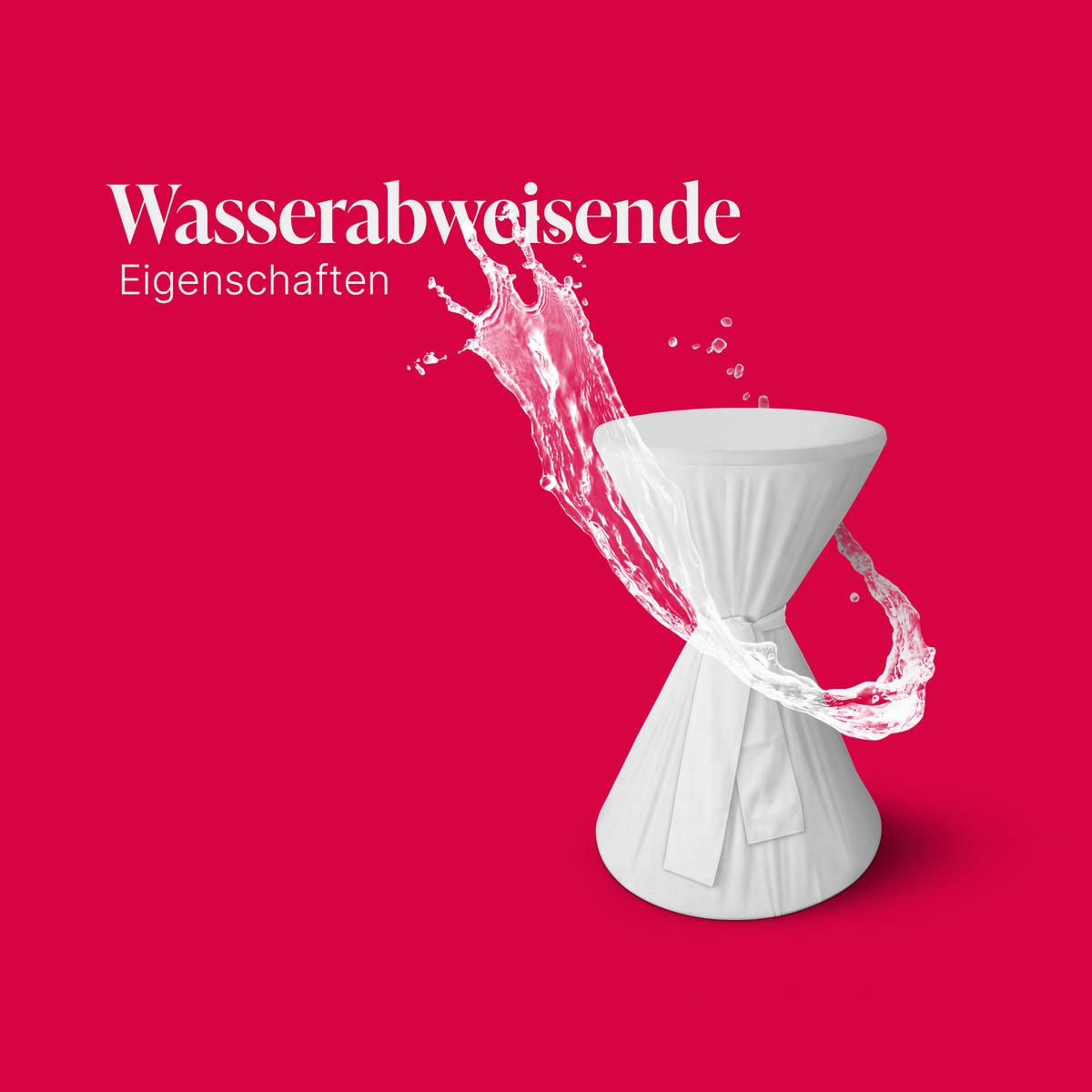 STEHTISCHHUSSE ( Cotton White ) - Ø60 cm x 145 cm - Spandex Stretch ( Öko-Tex ) Stehtisch Husse für Gastro, Hochzeit, Events, Geburtstag - Champagner, Textil (60/145cm) - Bestlivings