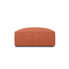 POUF Ruby aus strukturiertem Stoff koralle - Koralle, Textil (93/40/93cm) - Micadoni
