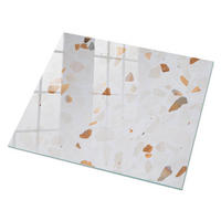 GLASPLATTE 80x60 cm – Steinmosaik - Blau, Glas (0.4/80/60cm) - ArtPrintCave