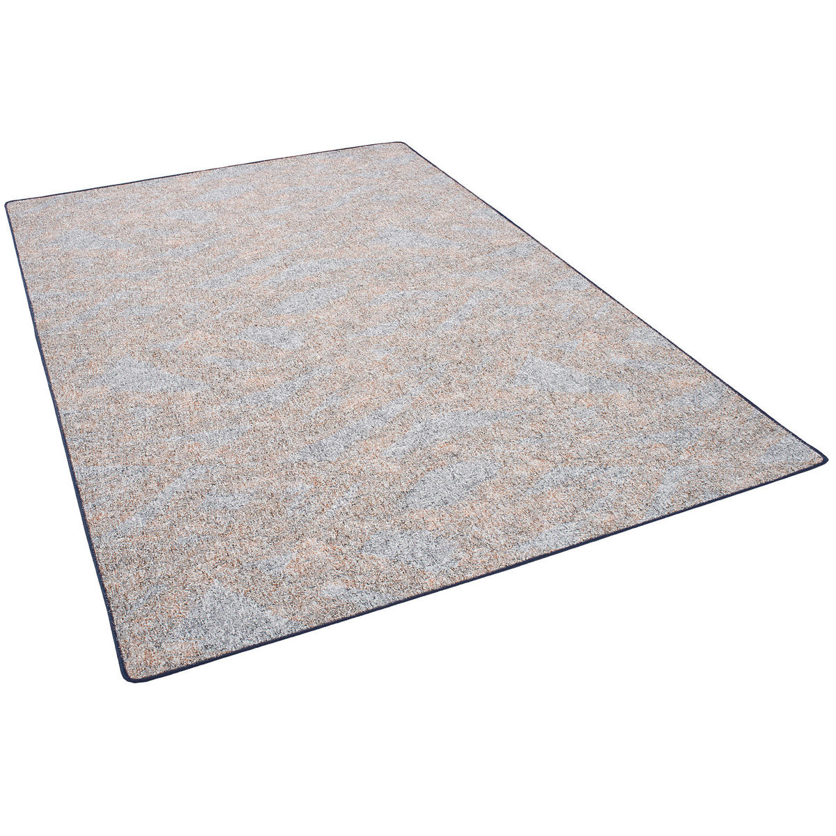 SCHLINGENTEPPICH MEMORY MELIERT - Blau/Grau, Textil (100/400cm) - Snapstyle
