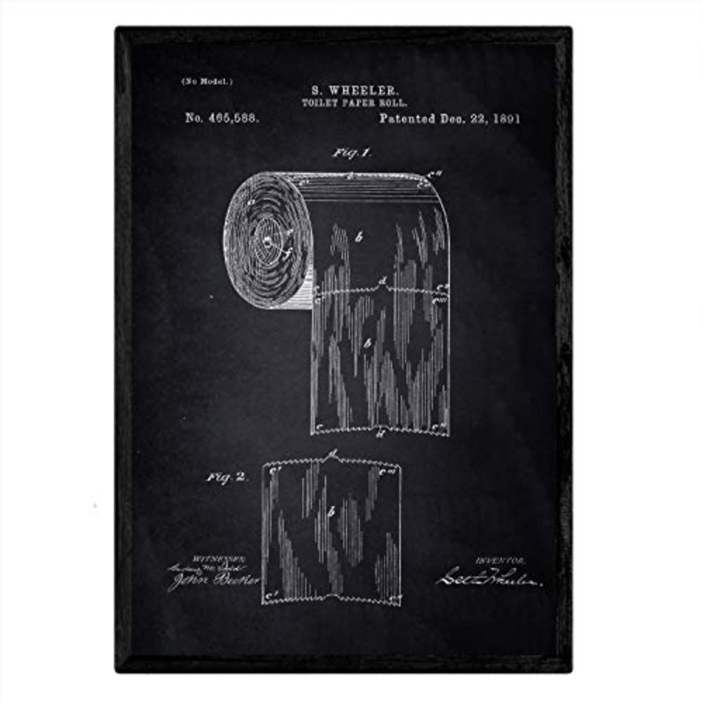 Nacnic Poster Schwarz 29.7x5x42 cm