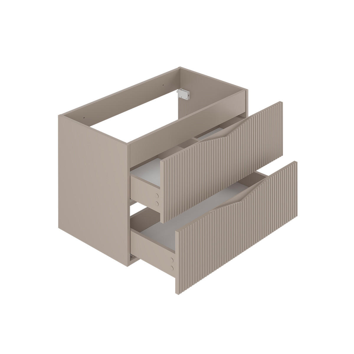 WASCHTISCHUNTERSCHRANK 80cm Tao Kaschmir - Beige, Holzwerkstoff (80/50/46.5cm) - Petits-meubles