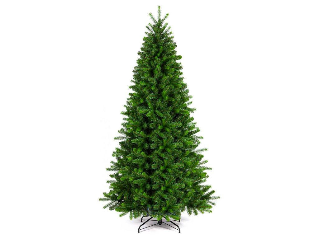 WEIHNACHTSBAUM künstlicher LAURIN 210 cm, grün, 2D/3D, 1139 Zweige, inkl. Metallständer - Grün, Kunststoff/Metall (106/210cm) - LAALU
