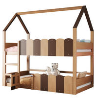 HOCHBETT Hausdesign 90/200 cm Naturholz mit Lattenrost - Naturfarben, Holz (90/200cm) - MIVRAY