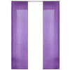 VORHANG 2ER SET HxB 245x60 cm Lila - Lila, Textil (60/245cm) - Gardinenbox
