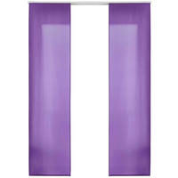 VORHANG 2ER SET HxB 245x60 cm Lila - Lila, Textil (60/245cm) - Gardinenbox