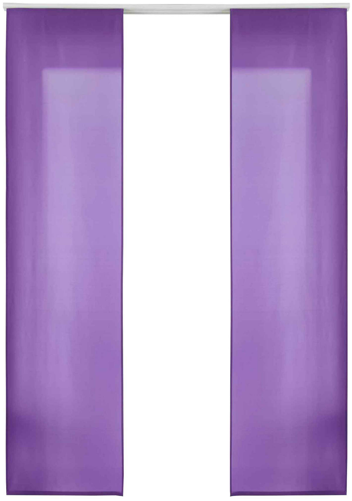 VORHANG 2ER SET HxB 245x60 cm Lila - Lila, Textil (60/245cm) - Gardinenbox