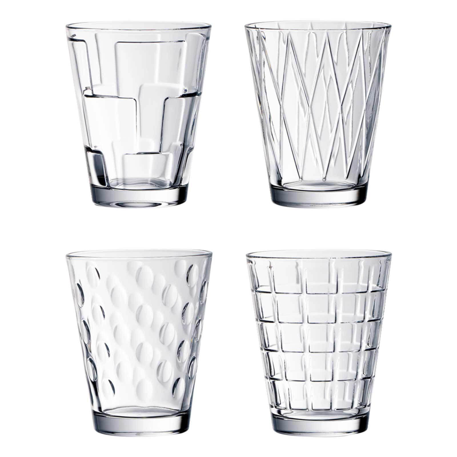 WASSERGLÄSER Dressed Up transparent 310 ml 4er Set - Transparent, Glas (0.31L) - Villeroy & Boch