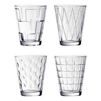 WASSERGLÄSER Dressed Up transparent 310 ml 4er Set - Transparent, Glas (0.31L) - Villeroy & Boch
