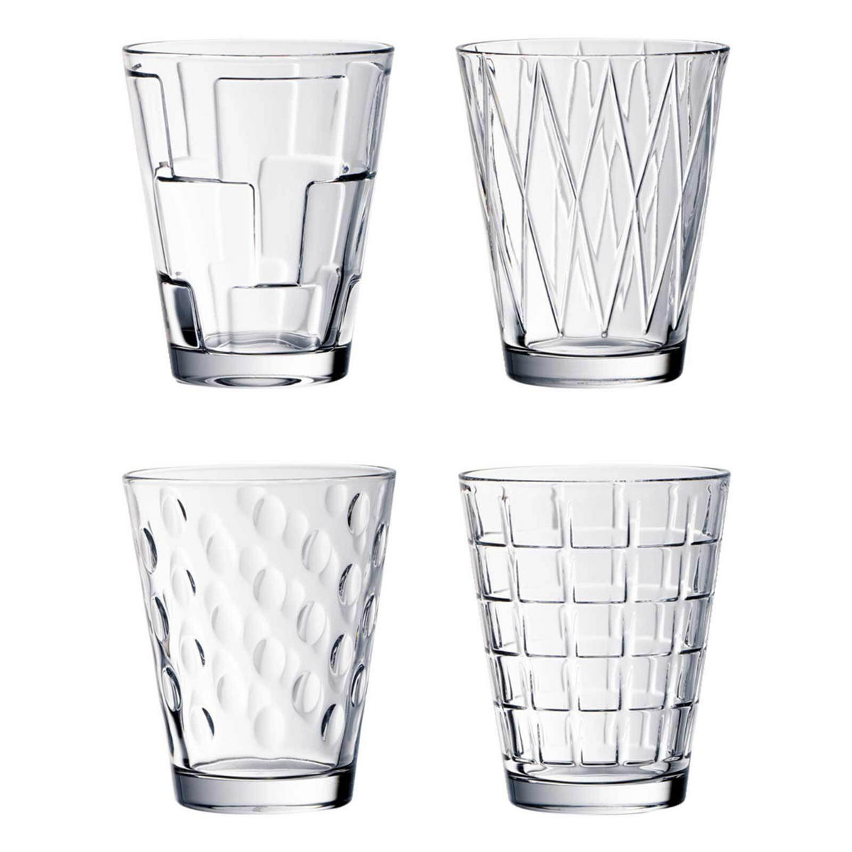 WASSERGLÄSER Dressed Up transparent 310 ml 12er Set - Transparent, Glas (0.31L) - Villeroy & Boch