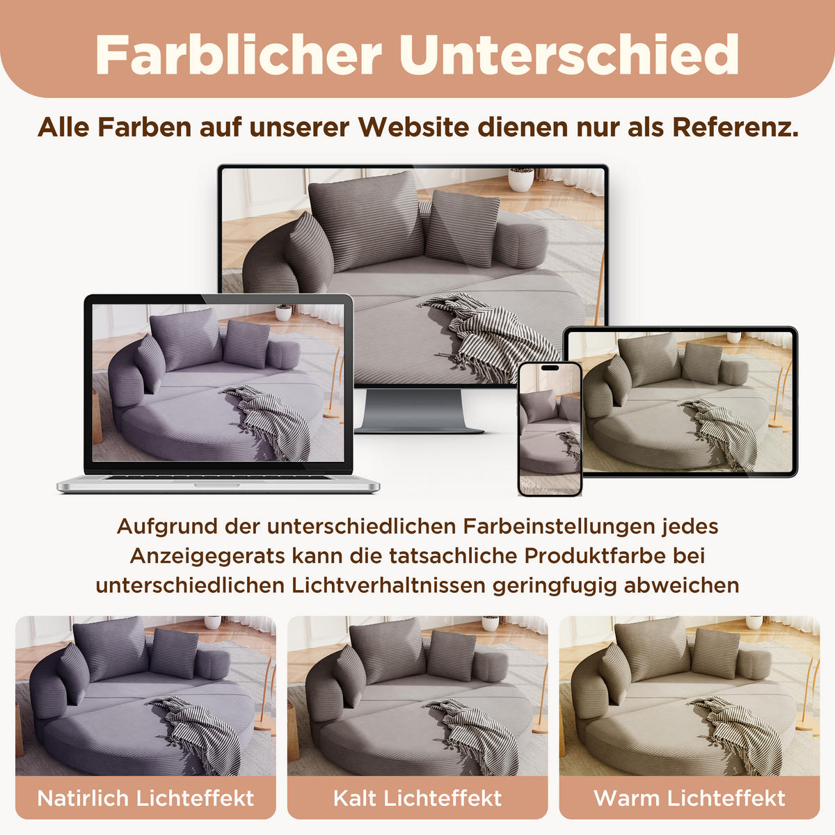 SCHLAFSOFA 173/88/60 cm Braungrau mit 3 Kissen - Graubraun, Textil (176/40/173cm) - Oxeza