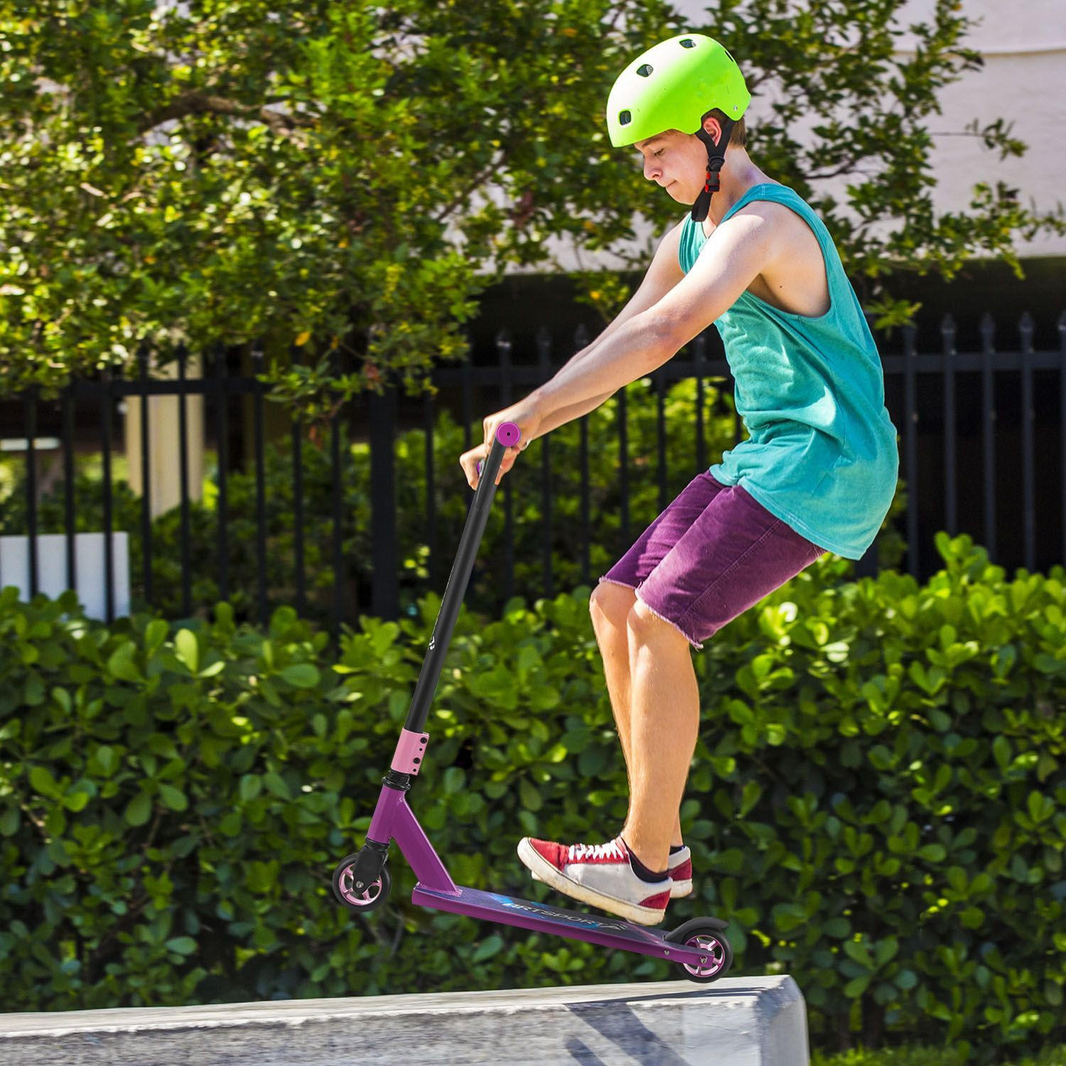 STUNTSCOOTER Galactic Cruiser - Rosa, Metall (66/47/84cm) - Artsport