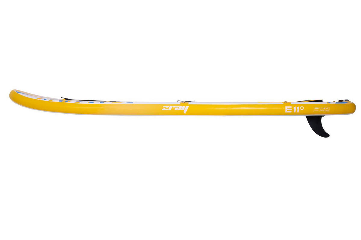 STAND-UP-PADDLE-BOARD E11 SUP Komplettset 335 x 81 x 13 cm mit viel Zubehör - Gelb, Kunststoff (335/81/13cm) - Zray