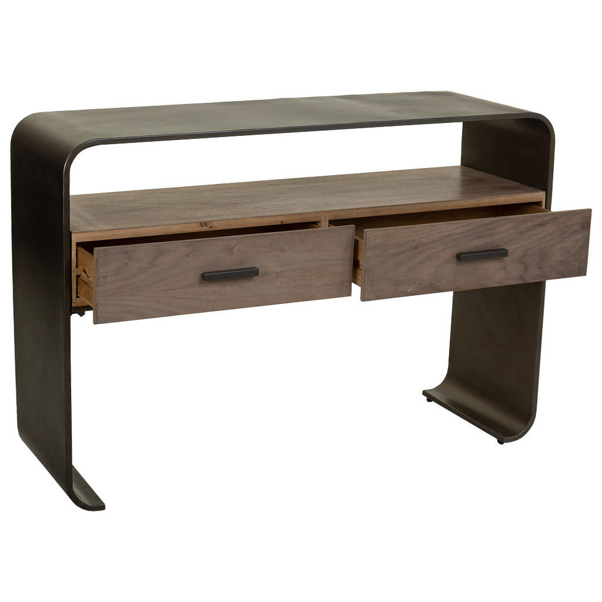 KONSOLE 122x37x82 cm - Braun, Holz (37/122/82cm) - Wanderlust