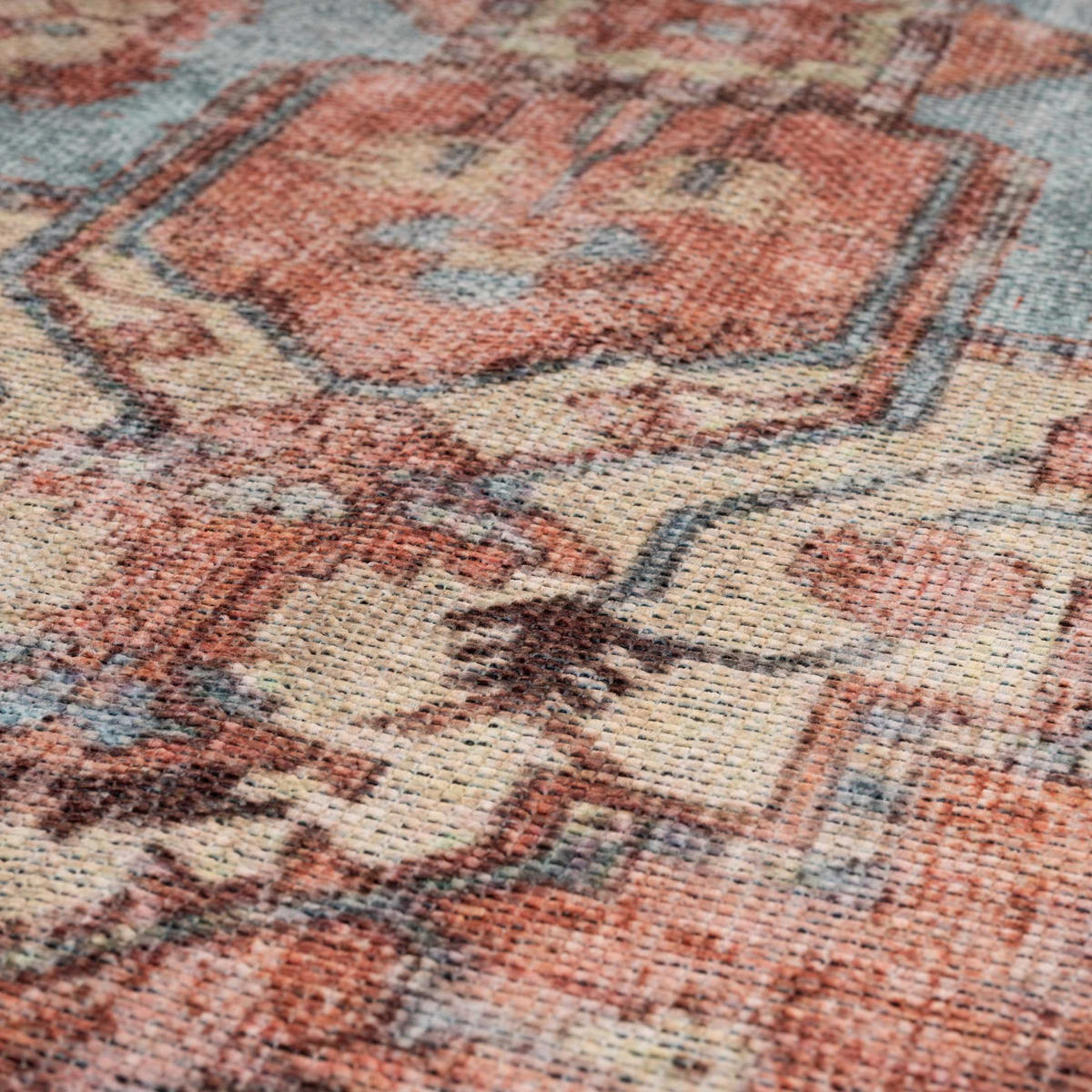 FLACHWEBETEPPICH Yana Terra - Orange, Textil (60/240cm) - Kukoon Rugs