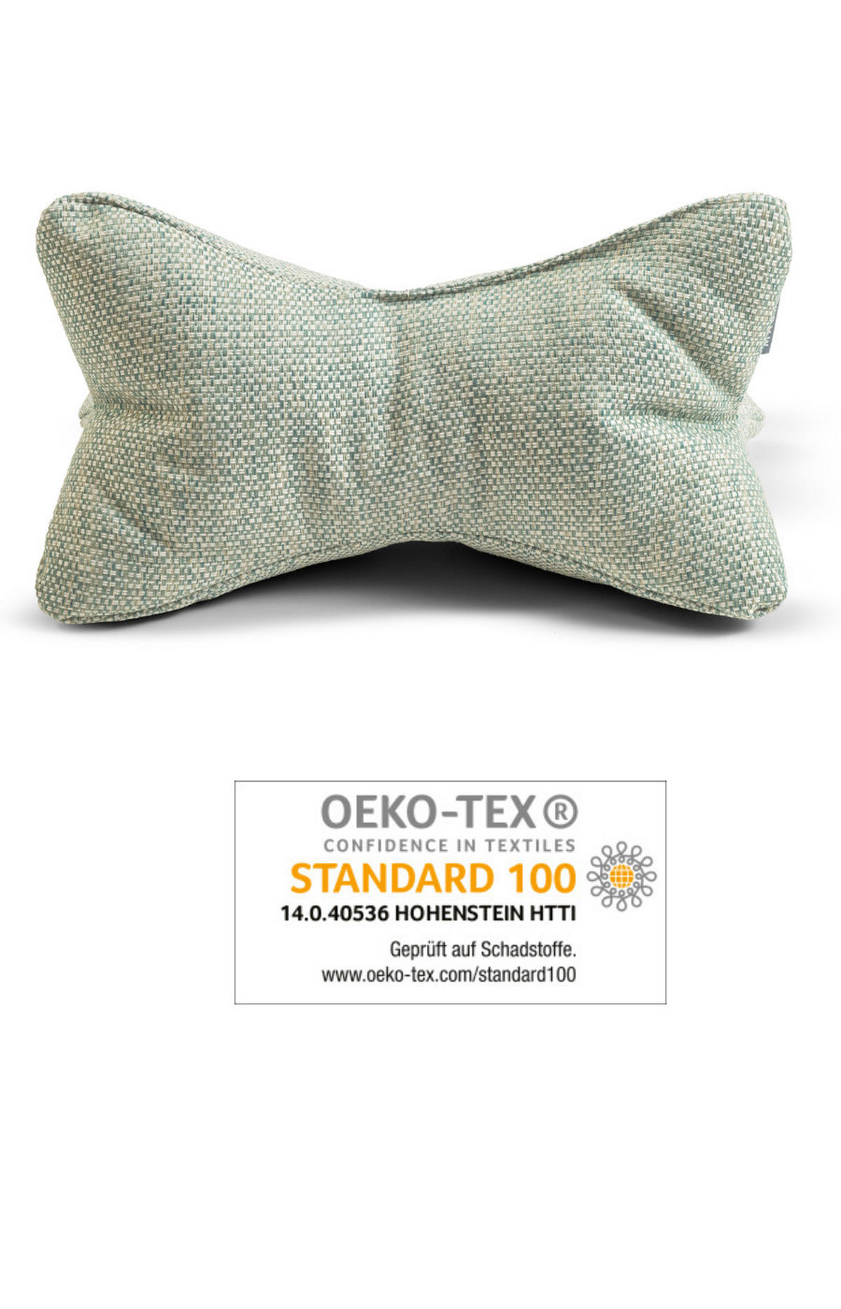 LESEKNOCHEN LAZISE - Salbeigrün, Textil (42/22/22cm) - Magma Heimtexx