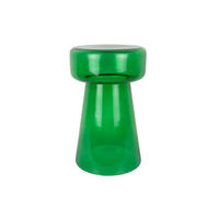 BEISTELLTISCH Corcho Grün 30/30/50 cm - Grün, Glas (30/30/50cm) - Leitmotiv