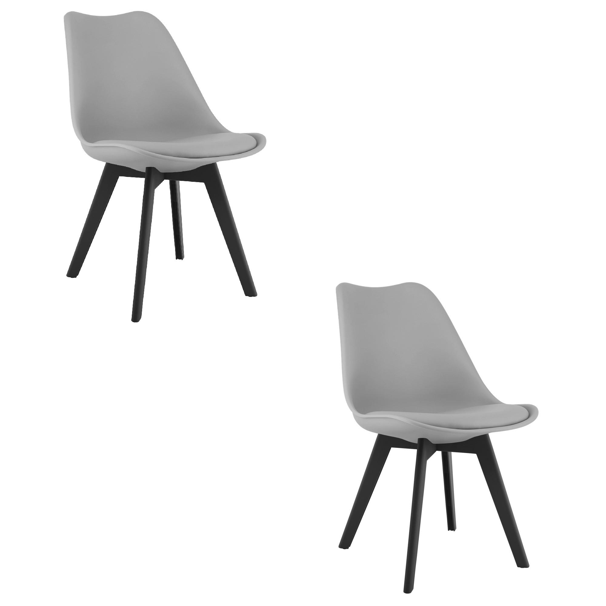 Valora Esszimmerstuhl Grau 49x82x43 cm