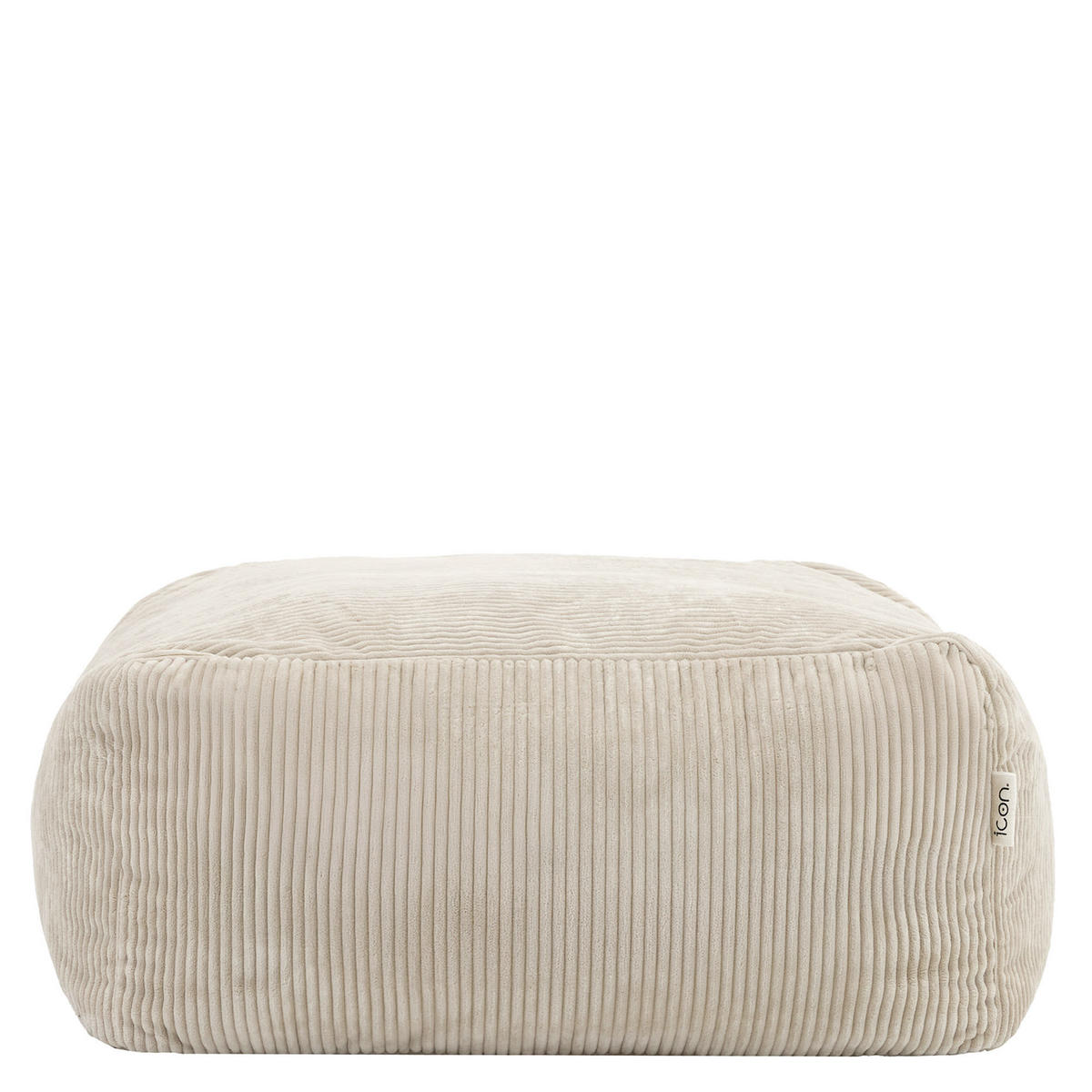 SITZSACK-OTTOMANE ZEN modular Cord - Beige, Textil (95/46/95cm) - icon