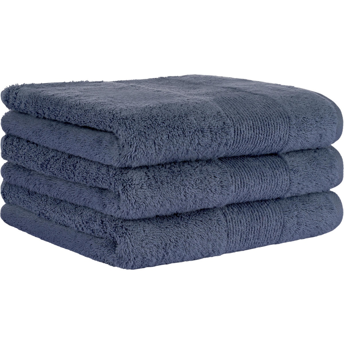 HANDTÜCHER THE LUXURY 5000 NACHTBLAU - 119 - Blau, Textil (50/100cm) - Cawö