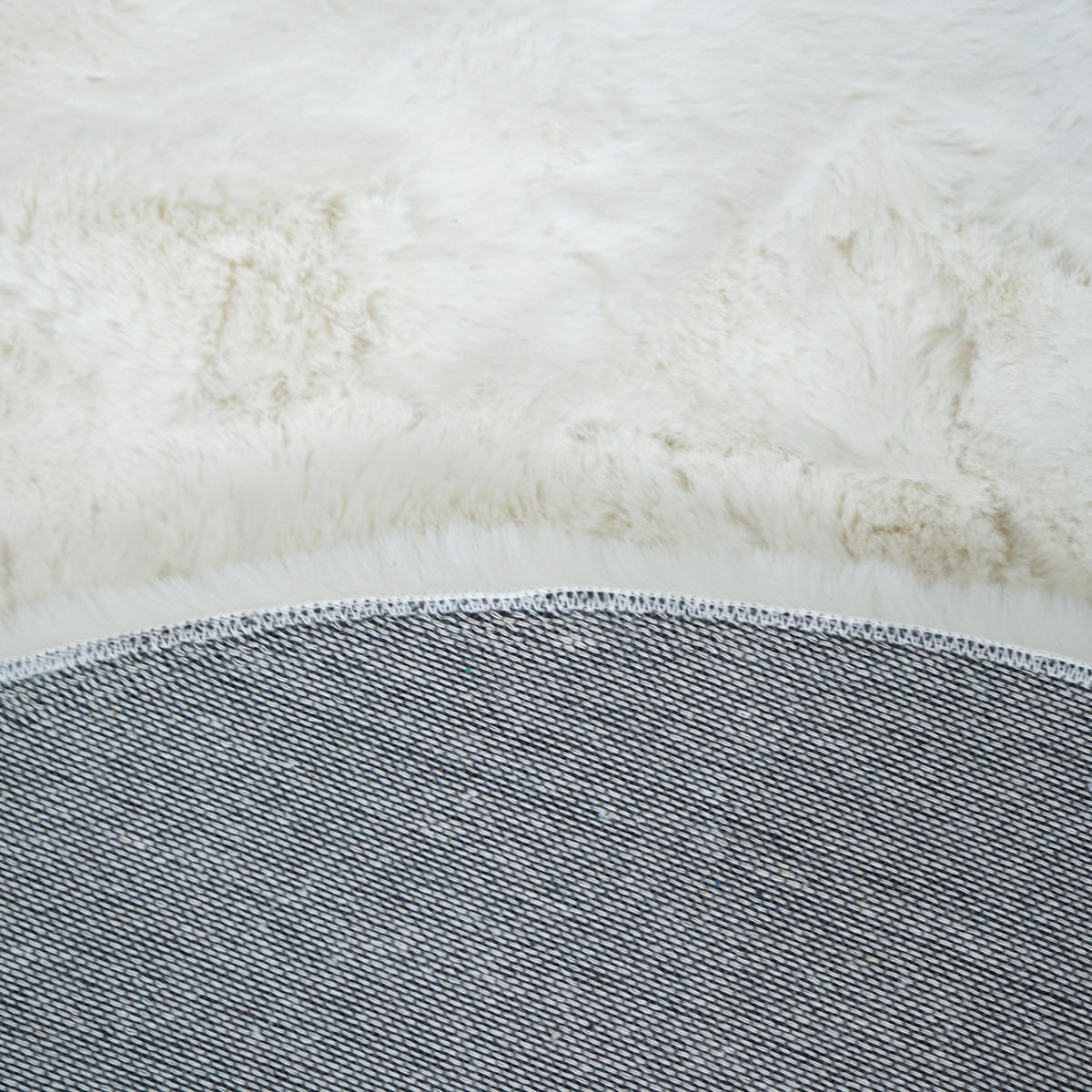 FELLTEPPICH CLOUD SUPER SOFT 200/200 cm Ivory Elfenbeinn - Creme, Textil (200/200cm) - Consilio Concept