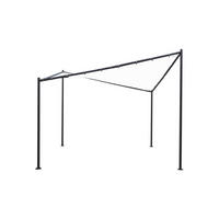 DACHPLANE Redditch - Zeltabdeckung für Walmdachpavillon 4-eckig PVC-beschichtetes Polyester weiß, wasserdicht. BxTxH: 350x350cm - Weiß, Kunststoff (350/0.3/350cm) - TPFGarden